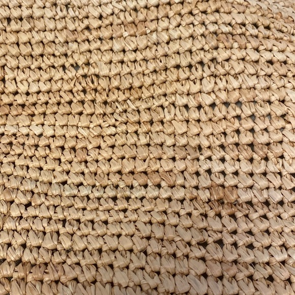 Coach Straw Satchel #23181 Silver/Natural/Lime - Picture 11 of 17